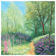 RT124 - Buddleias and Foxgloves Greeting Card